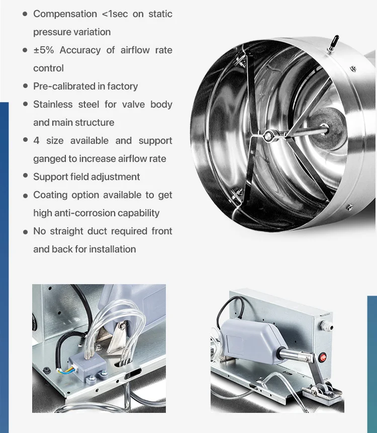 Kaseman 12inch Uva Variable Venturi Valve Pressure Independent Ss304