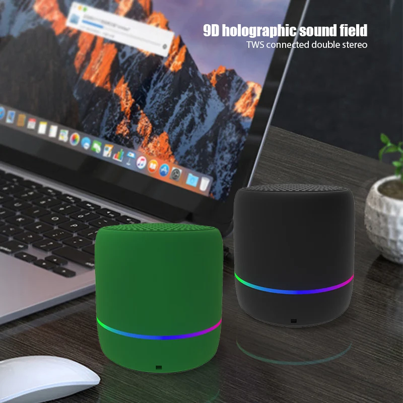 Mini Portable Macaron Bluetooth Speaker Customized Logo Wireless Speaker for iPhone 14 Huawei for Mate 50