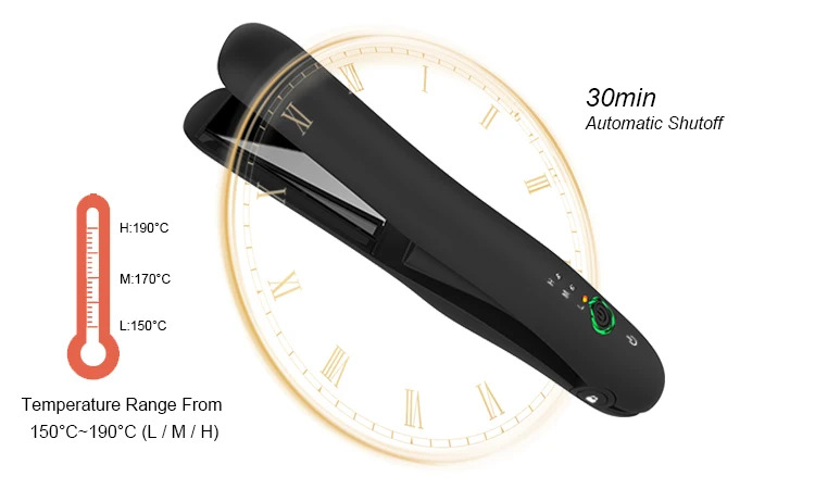 Amazing price Mini Wireless flat iron Rechargeable Cordless Hair Straightener