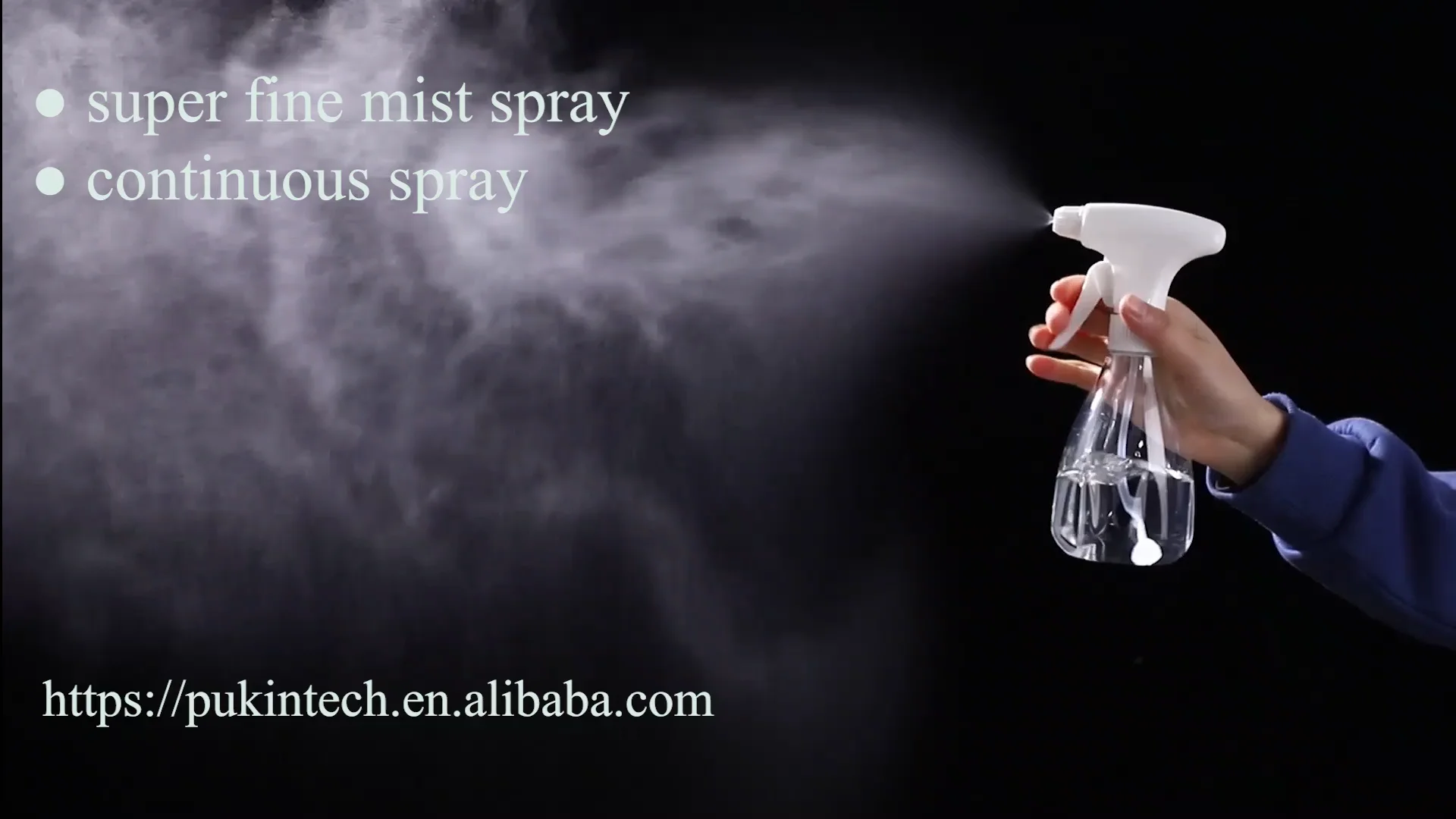 350ml 450ml High Pressure Continuous Water Spray Bottle For Hair And