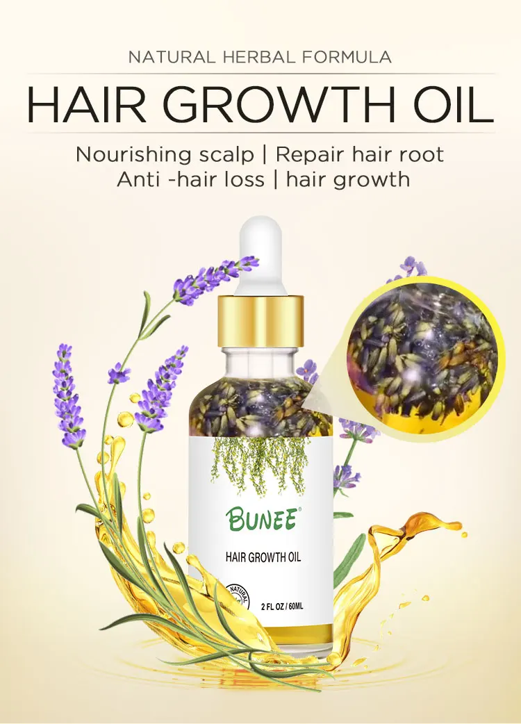 Bunee 60ml Organic Formula Fast Strengthening Rosemary Oil Hair Growth ...