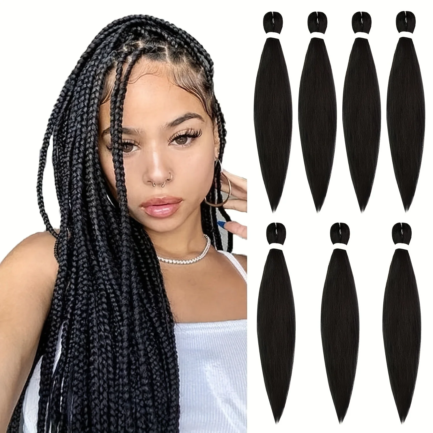 Ez Braids Crochet Hair Fiber Xp Pre Stretched Twist Braiding Hair ...