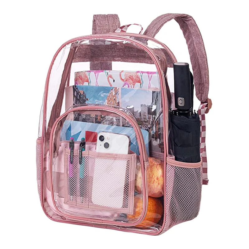 Wholesale Transparent Pvc Clear Bookbags And Backpacks Custom ...