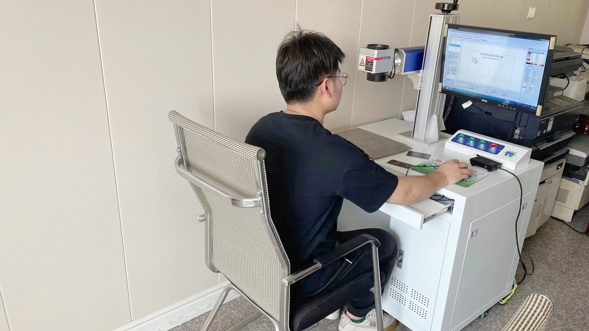 Laser Coding Machine - Date Printing for Beer Cans