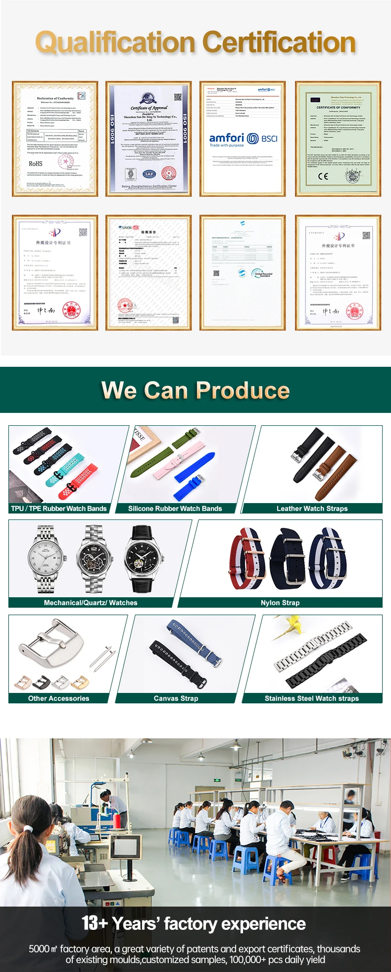 Wholesale Stylish Leather 38 mm Wristwatch Band BD-058-04_K0013236