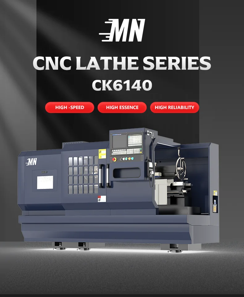 High Precision Ck6140 Ck6150 Tck50a Ck61100 Cnc Lathe With Low Energy