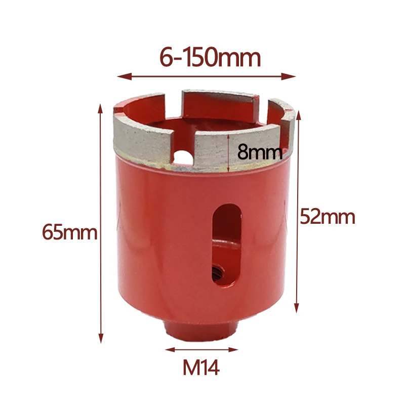 6100mm Sintered Masonry Granite Concrete Hole Saw Diamond Core Drill