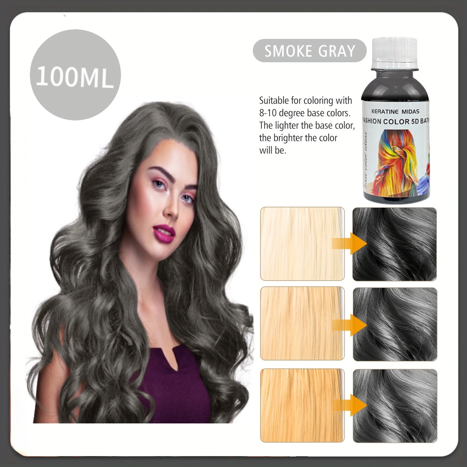 100ml Semi Permanent Mini Small Size Bottled Brands Hair Manicure Hair Dye Products Hair Color Cream