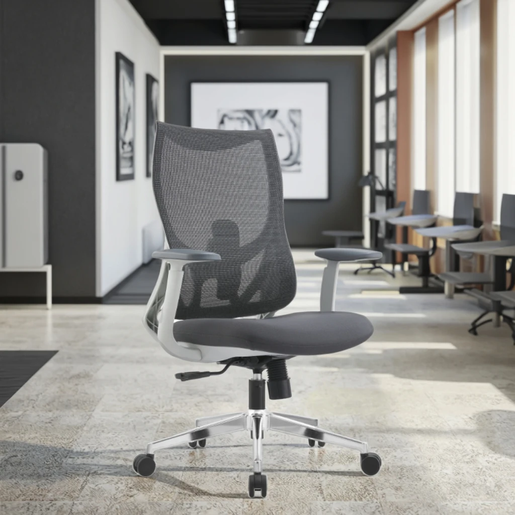 Ergonomic Executive Office Chair with Adjustable Lumbar Support Breathable Design for Back Pain Relief and Home Gaming 3