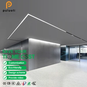 PULUOTI Adjustable H67mm W34mm COB LED Track Lights Aluminum Beam Angle Track with Durable COB Technology