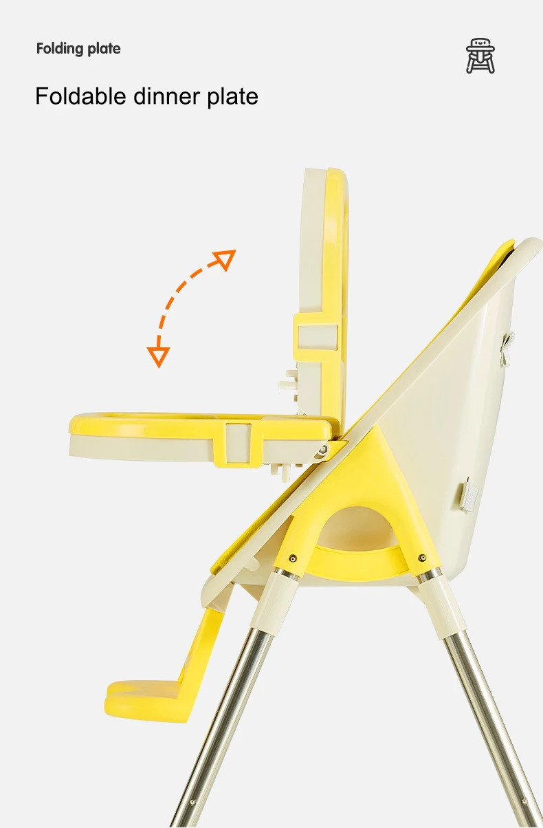 China factory high chair baby feeding portable feeding chair baby seat plastic 2 in 1 for kids and children eating dining