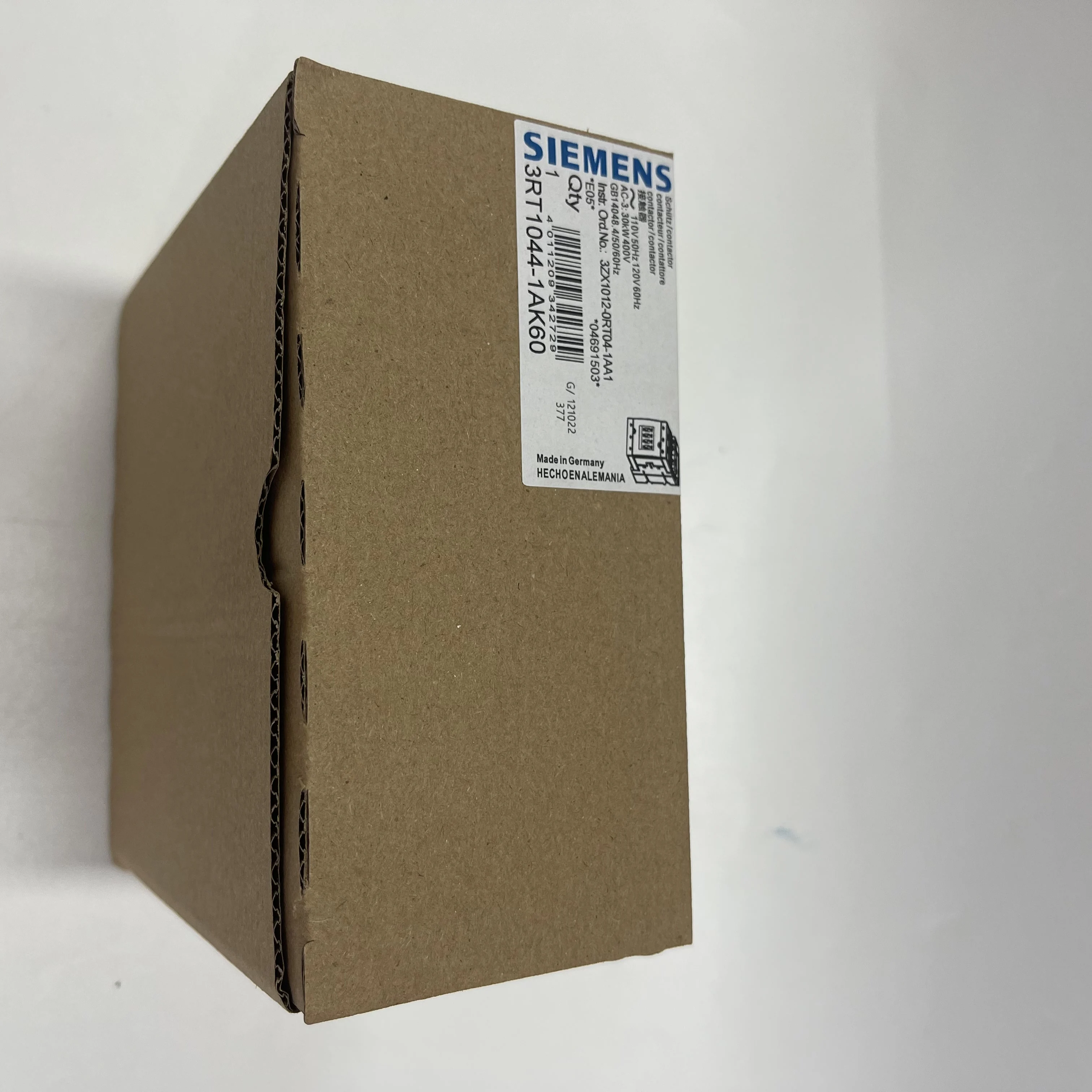 Siemens Contactor 3RT1044-1AK60 Siemens Contactor 3RT1044-1AK60