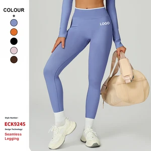 Custom Seamless Hip Lifting Yoga Pants High Waist Slim Fit Trousers Quick Drying Tight Sports Running Gym Fitness Yoga Leggings