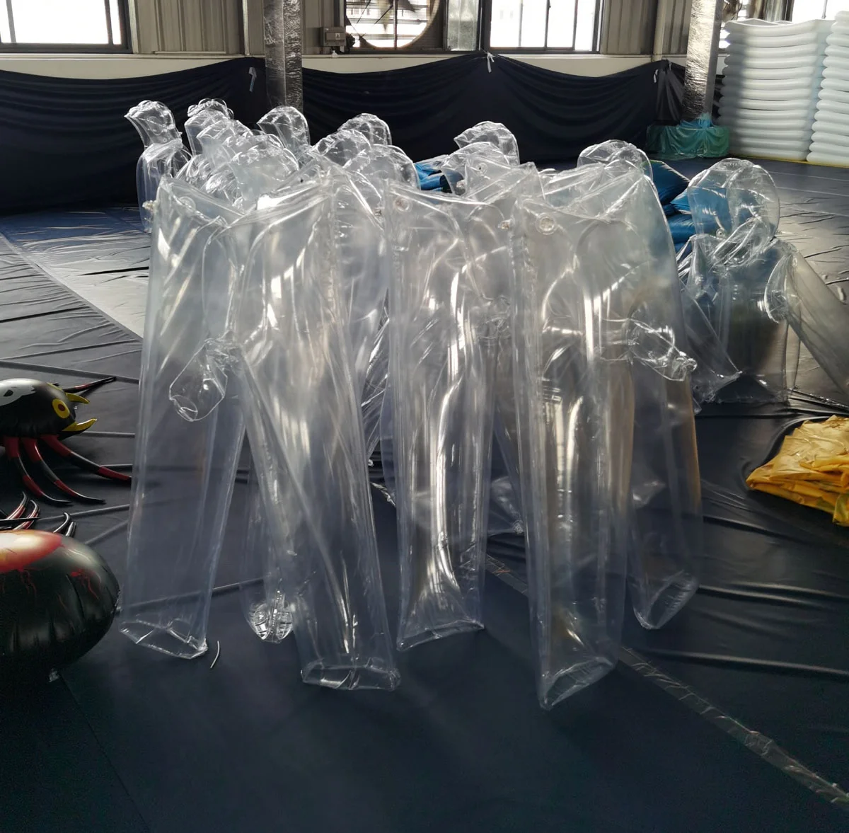 BeiLe Custom clear Inflatable Jacket and Pants with SPH for Promotion