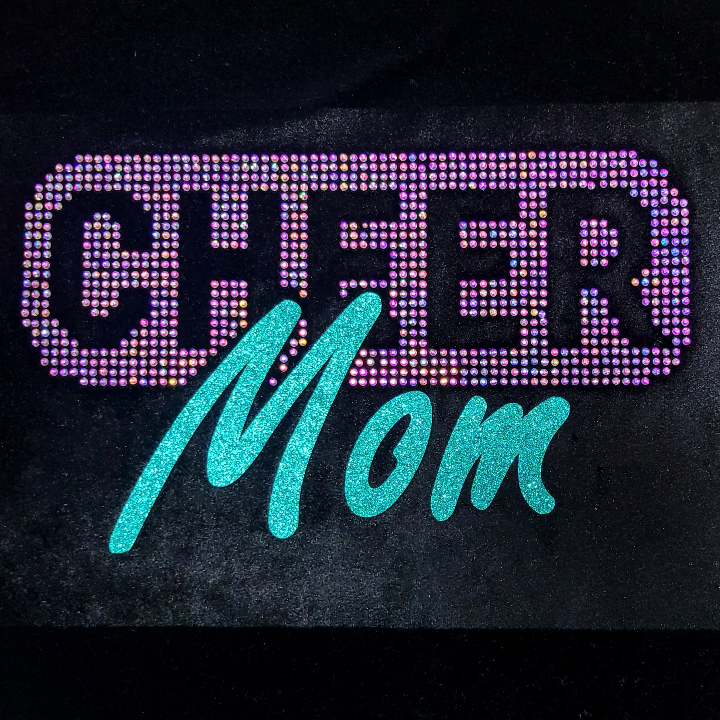 Dance Mom Rhinestone Iron-On Transfer - Hotfix Crystal & Red Appliqué With Free Gift 9 thumbnail image