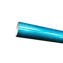 Factory Wholesale Blue Color Glitter Heat Transfer Vinyl TPU VINYL FILM For Cutting By Cutting Plotter For Cutting