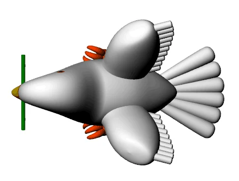 Customized Advertising Model Inflatable Bird Pigeons Model