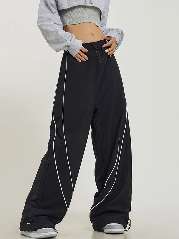 【BAON】Tenda banding nylon wide track pants NYLON LOOSE FIT TRACK PANTS MENS – us.bape.com