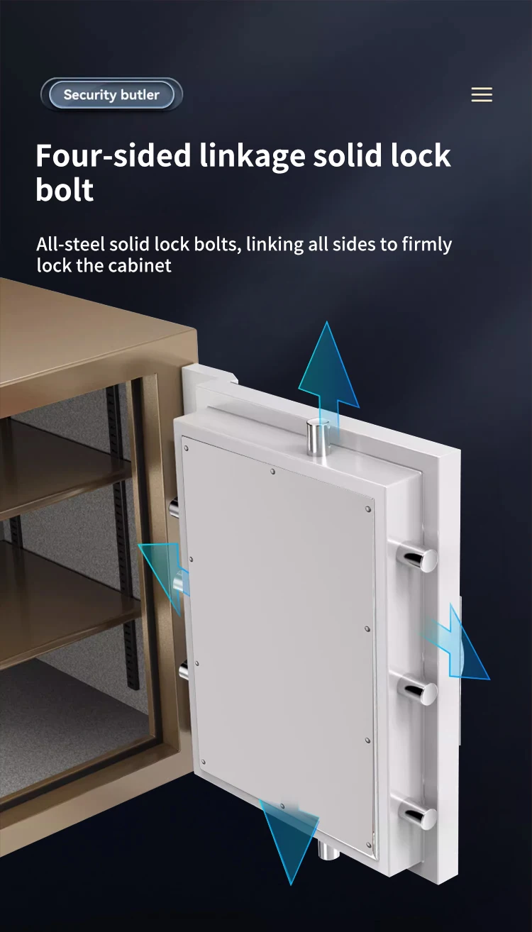 CEQSAFE New Steel Electronic Deposit Safe Fireproof Electronic Digital Metal Safe Office Home Safe Box factory