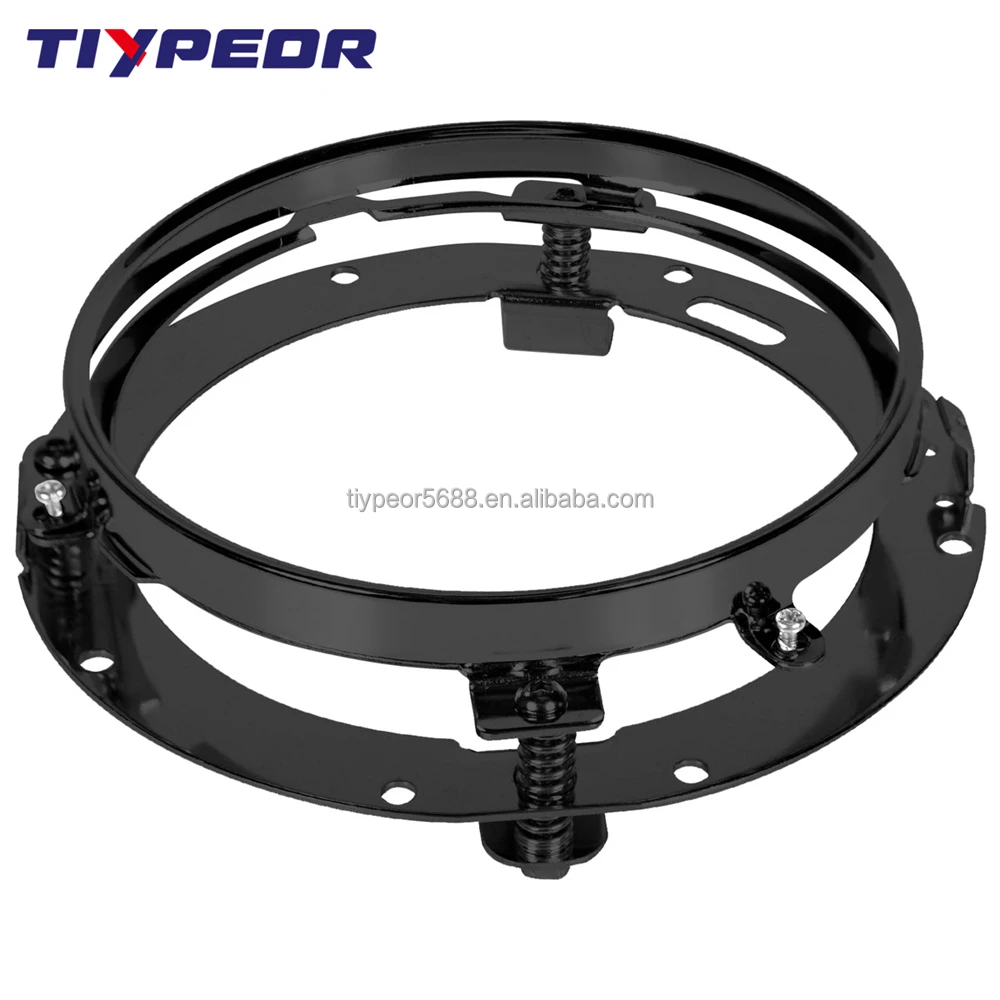  chrome 7 inch holder for motorcycle led headlight accessories-4