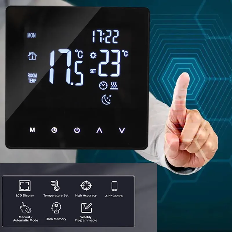 Room Thermostat Digital WIFI Room Thermostat LCD Room Controller Floor  Heating