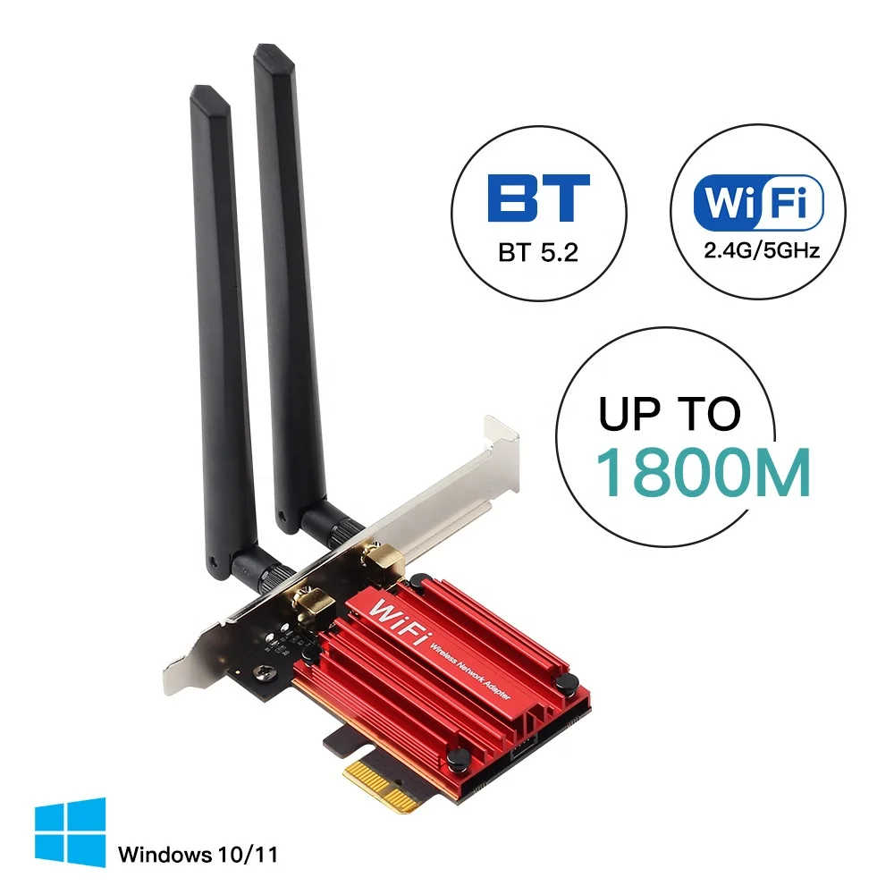 Carte réseau Gigabit PCI-E, carte réseau sans fil version LAN avec Carte réseau Gigabit PCI-E, carte réseau sans fil version LAN avec