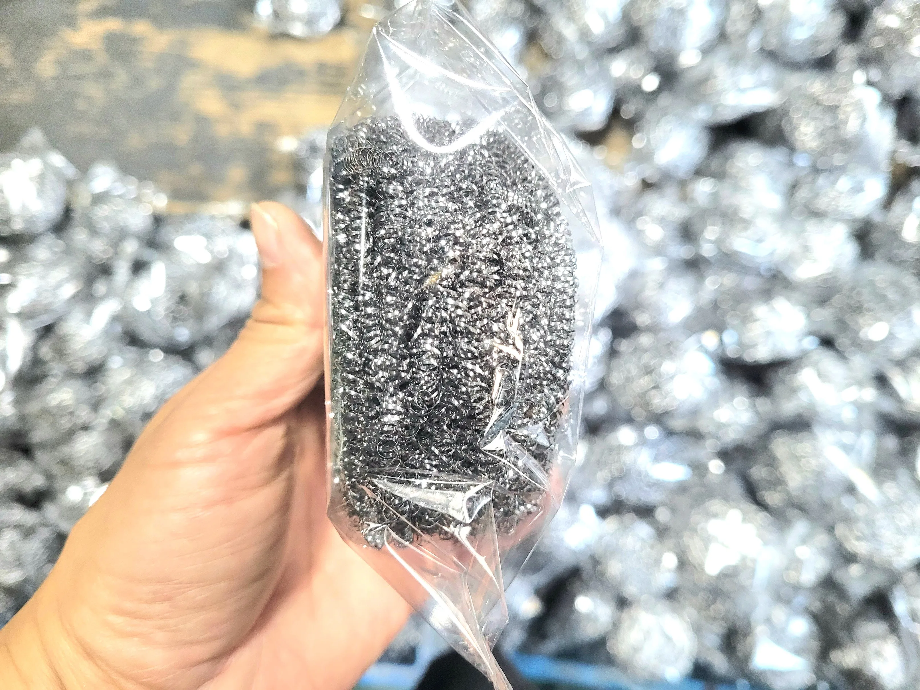 Stainless Steel Flat Scourer For Bulk Order Buy Kitchen Cleaning