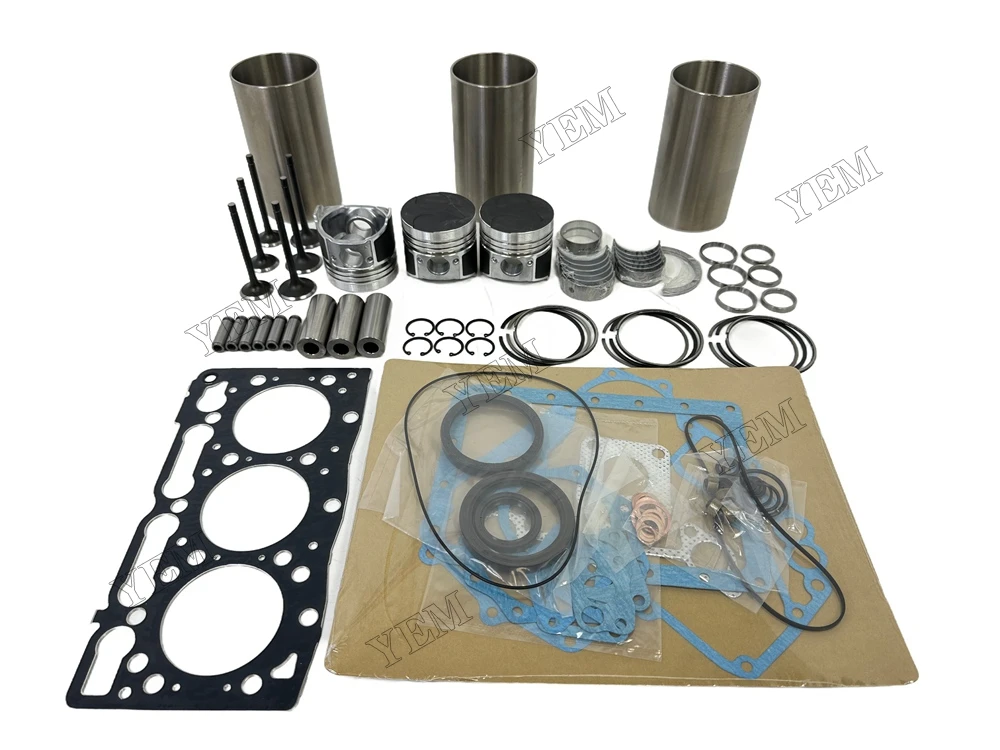 D950 Engine Rebuild Kit With Gasket Kit Engine Valves Bearings Set for Kubota 5