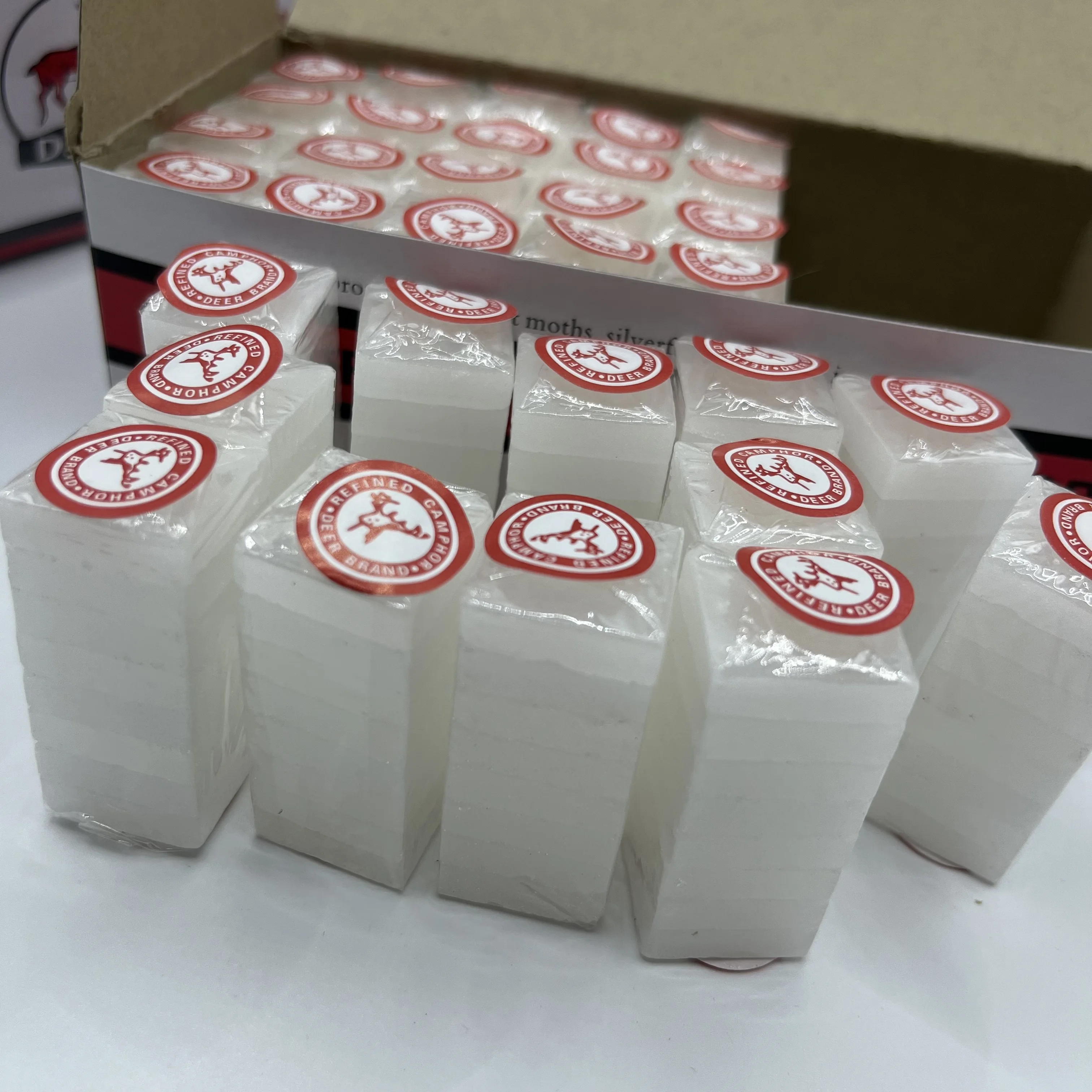Refined Camphor Blocks Good Quality Selling Alcanfor Camphor Tablet Camphor Balls in Box