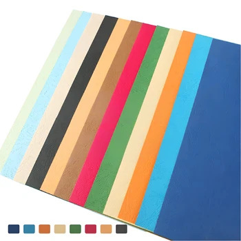 Premium Custom Logo Cardstock Durable Embossed Textured Colorful Wrapping Paper for Greeting Cards