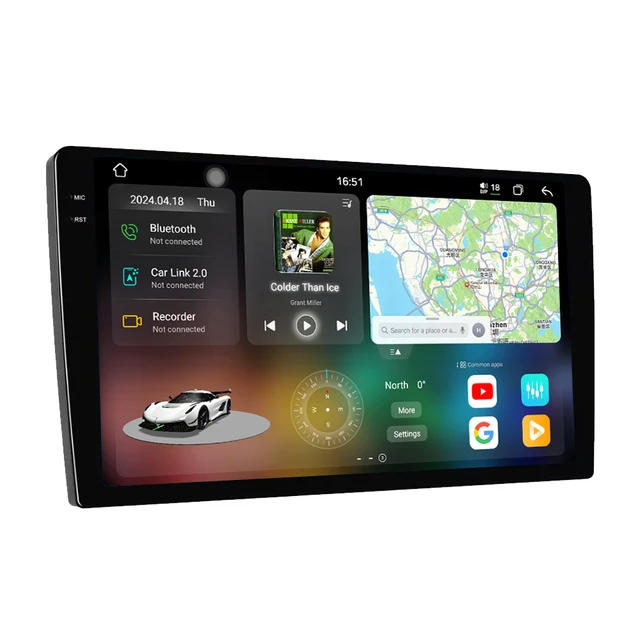 FYT 7870 12+256GB 2K QLED Screen Car Android Radio Universal 2DIN 9 10 Inch Android 13 DSP WIFI 4G Car Multimedia System