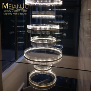 Custom Luxury Glass Chandelier Modern Premium Pendant for Hotel Banquet & Wedding Decor for Hospitality Venues Lighting