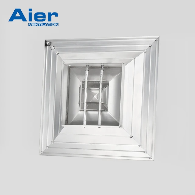 Cheap Simple  Welded Type 4 Way Supply Ceiling air Diffuser