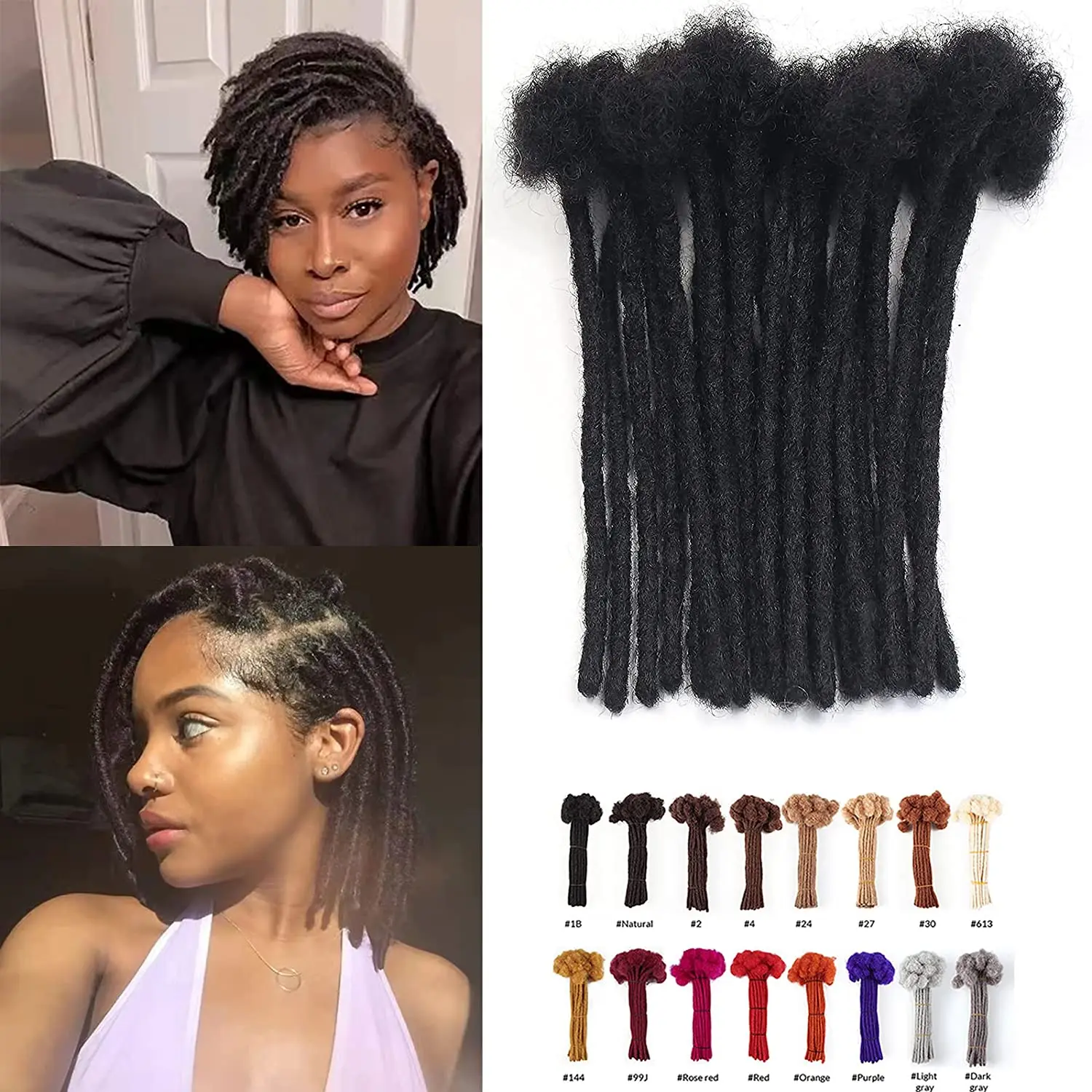Wholesale Price Natural Black Afro Kinky Curly 100 Human Hair Loc