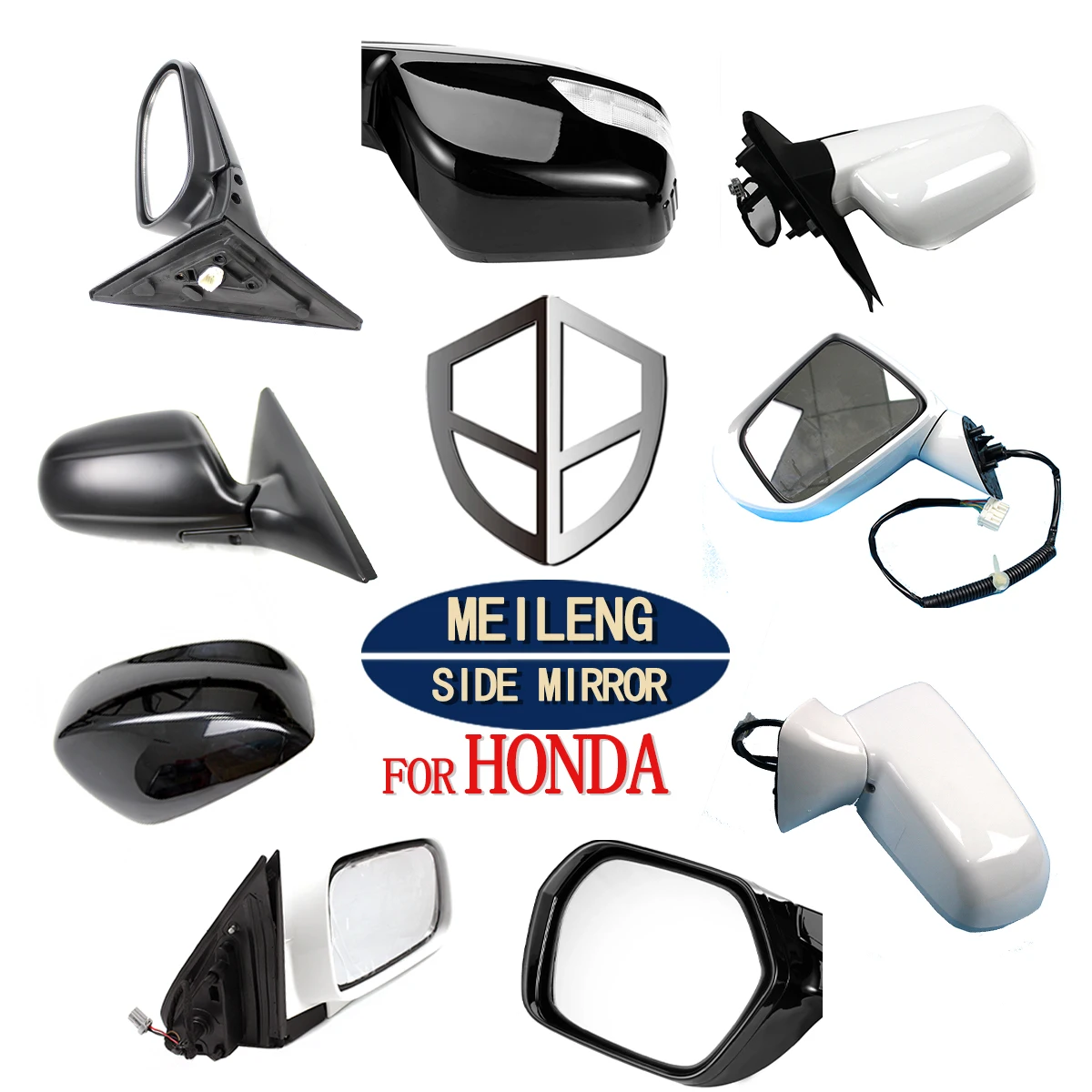 Side Mirror 76258-TM4-H01 for Honda FIT JAZZ VEZEL CRV