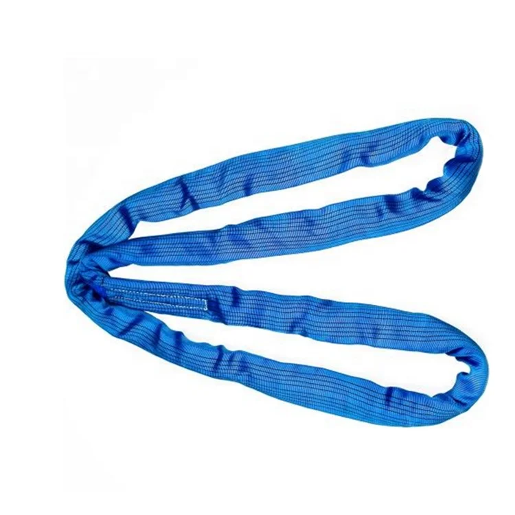 High Strength Soft Polyester Lifting Round Sling 8 Ton