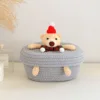 Rangement petit ours gris
