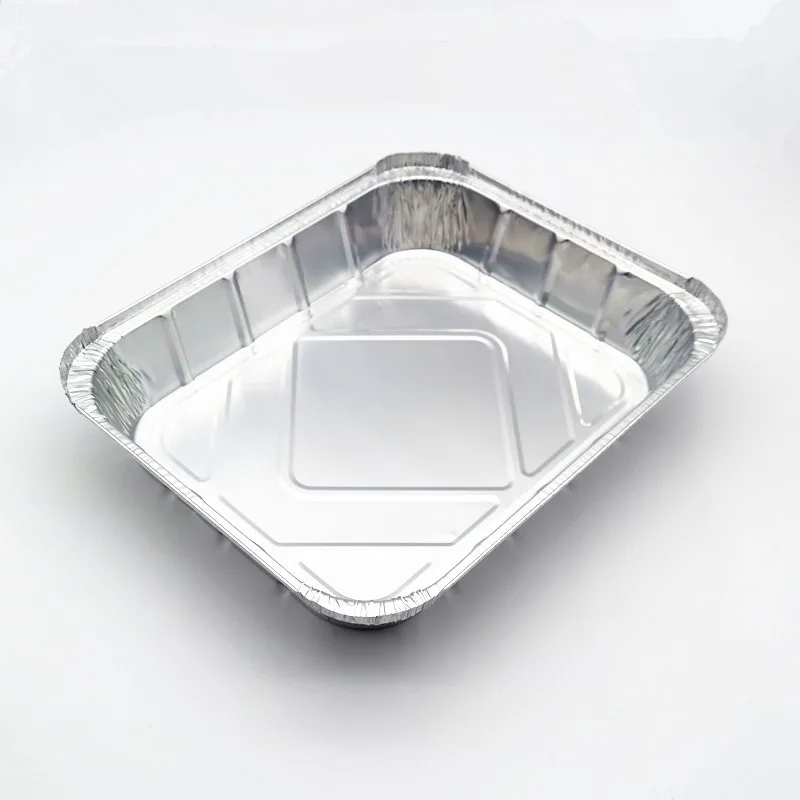 Harga Murah Custom 3000ml Loyang Makanan Timah Foil Sekali Pakai Loyang Steam Table Ukuran Dalam Foil Aluminium untuk Pemanggang