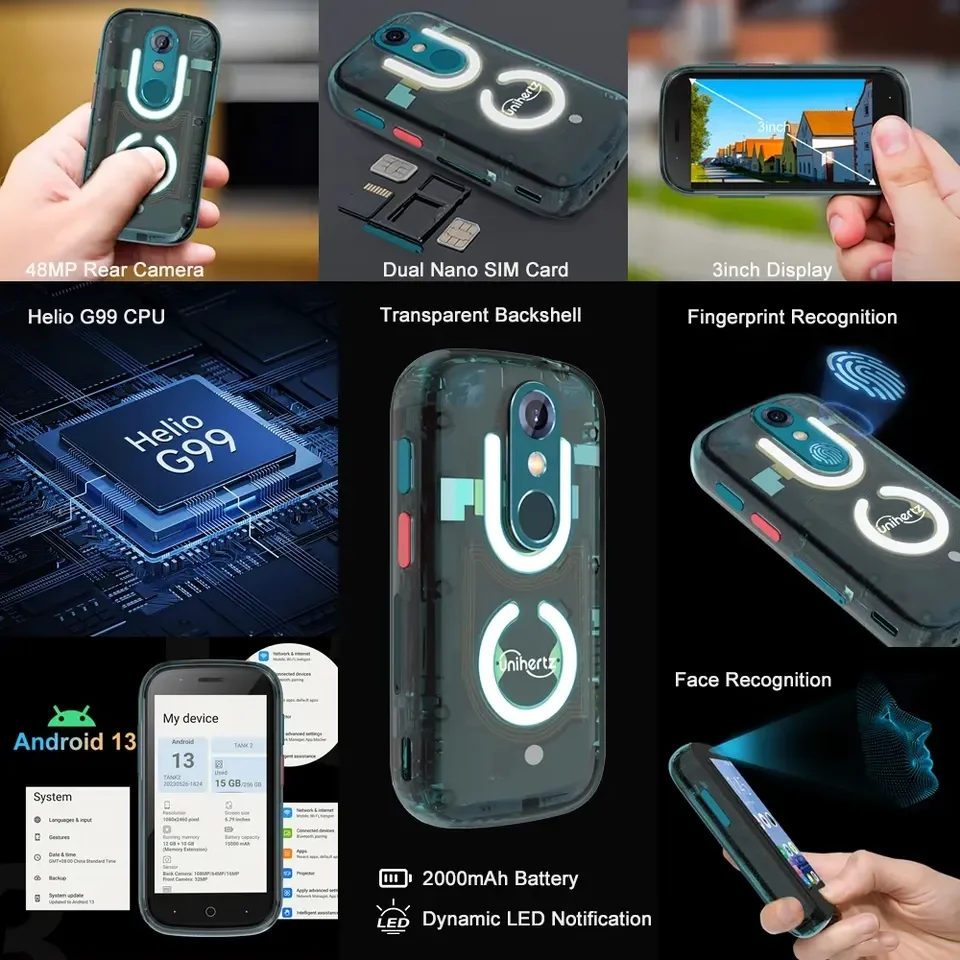 Unihertz jellystar ブラック SIMフリー 256GB Unihertz Jelly Star