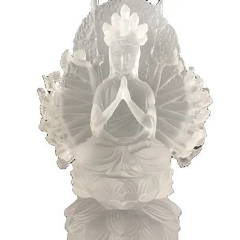 Customized  Thousand-hand White Guanyin Bodhisattva Buddha Sculpture for Home Decor