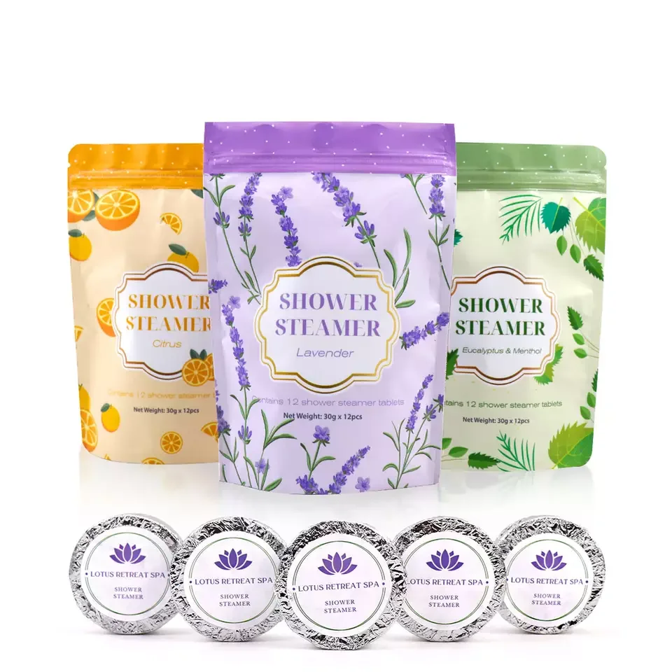 Natural Organic Mint Scent Body Restore Shower Steamers Aromatherapy