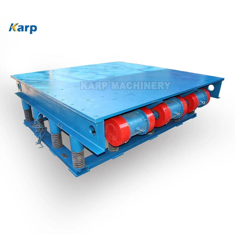 Paver Block Vibrating Table Price Table Vibrator for Compaction of Concrete Mold