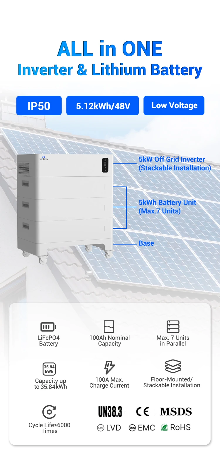 Xenterra Solar ESS System 5 kw off Grid 48v100ah 35kwh Solar Energy ...