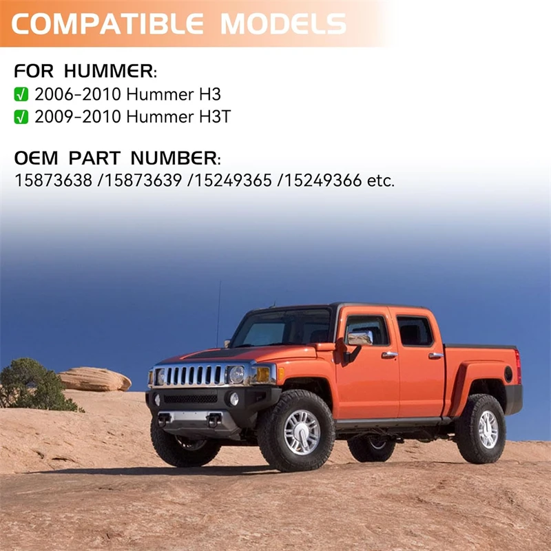 IJDM Side Marker Light For 2005/2006-2010 Hummer H3 All Models For 2009-2010 Hummer H3T All Models Turn Signals/Driving Lights - 34 - View #5