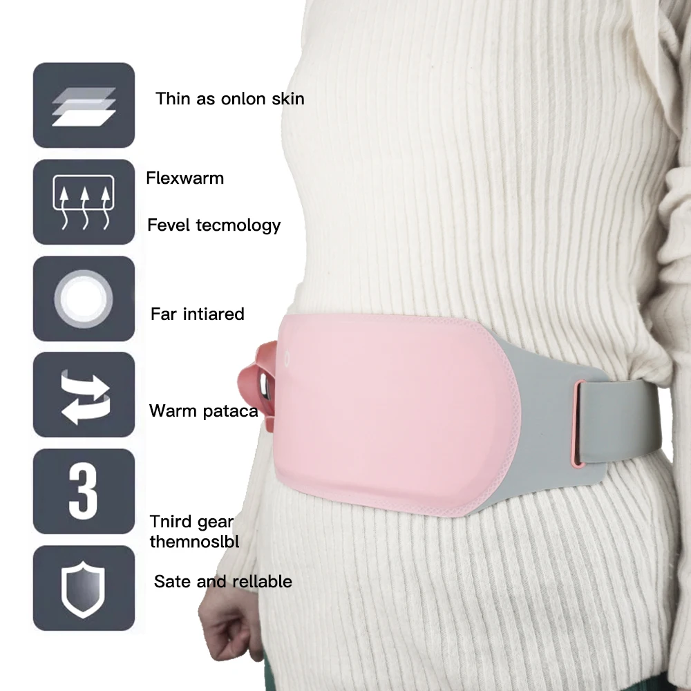 Portable Cordless Menstrual Heating Pad Back Pain And Period Cramps