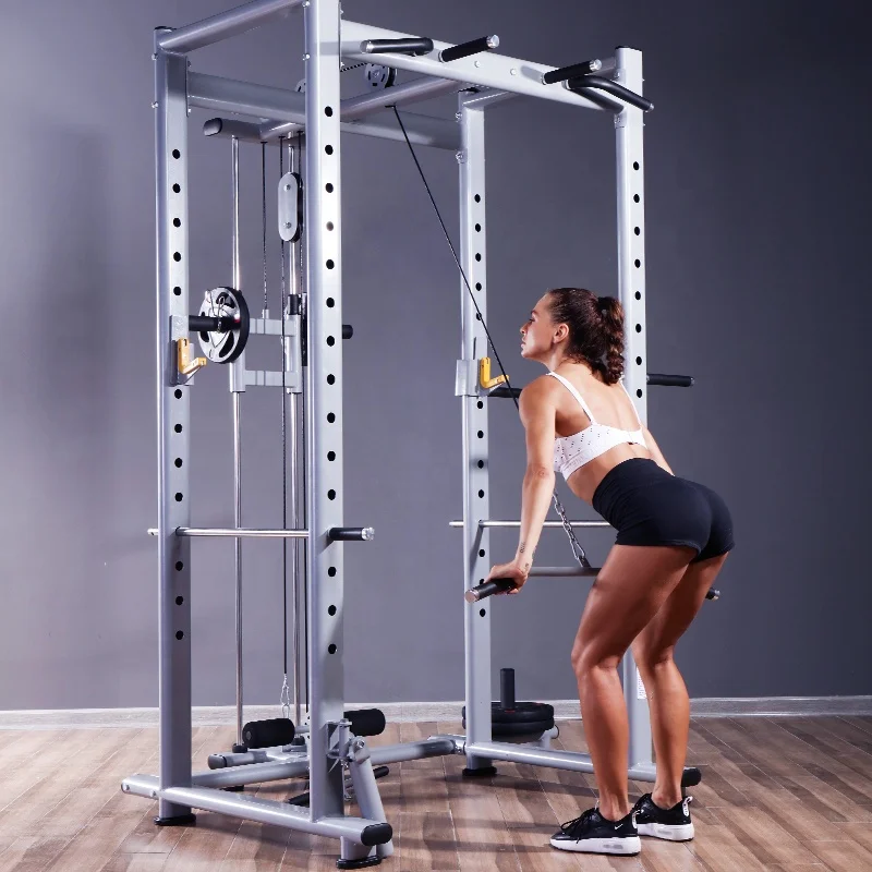 Crossfitラックジム機器フィットネス中古スミスマシンスクワットラック