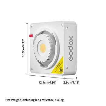 Godox ML100BI 120W Portable Bi-Color LED Photography Lamp Onboard & App Control for Video Recording & Live Streaming detail image