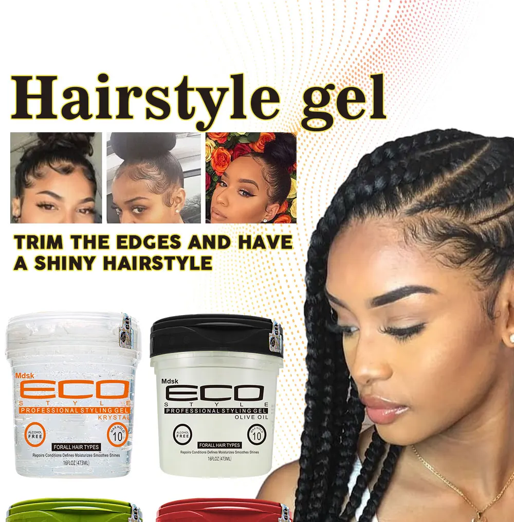 Eco Styler Styling Gel,Professional Olive Oil,Max Hold 8 Oz For All