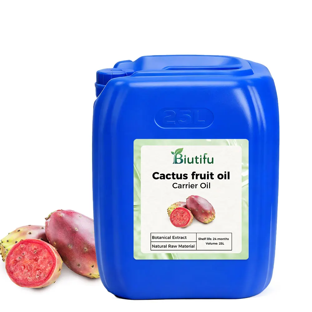 Plant Extract Cactus Fruit Oil Carrier Oil Pure Cold Pressed for Sensitive  Skin Luxury Cosmetic Formulations Non-Greasy