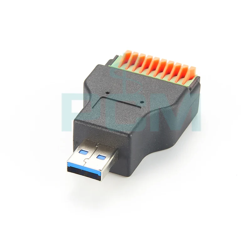 USB 3.0 Type A to 10-way Terminal Block